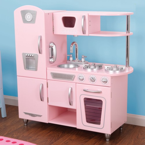 Pink Vintage Kitchen